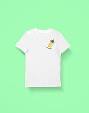 Charger l'image dans la galerie, tshirt-fruit-blanc-ananas-ohmyfruits-ete