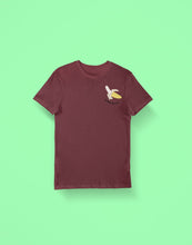 Charger l'image dans la galerie, tshirt-fruit-bordeaux-banane-ohmyfruits-ete