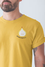 Charger l'image dans la galerie, modele-homme-barbu-tshirt-fruit-jaune-poire-ohmyfruits-tatouage