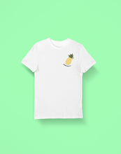Charger l&#39;image dans la galerie, tshirt-fruit-blanc-ananas-ohmyfruits-ete
